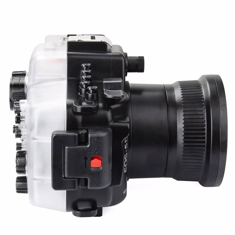 Водонепроницаемый чехол для подводного плавания для камеры Canon EOS 5D Mark III 5D Mark IV 5D4 5DIV 5D3 24-105 мм чехол для объектива