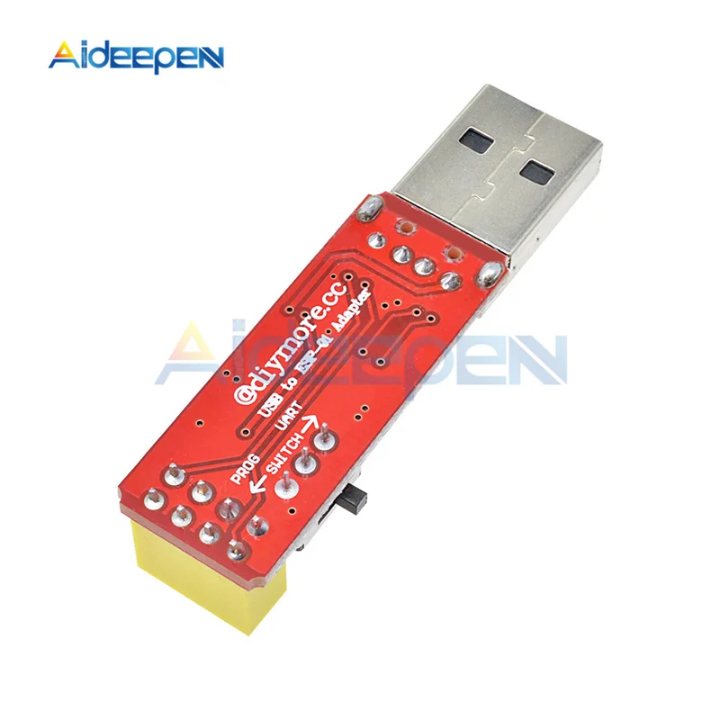 USB к ESP8266 ESP-01 ESP-01S WiFi адаптер модуль CH340 USB к ESP01 ESP01S ttl драйвер Серийный беспроводной Wifi модуль для Arduino