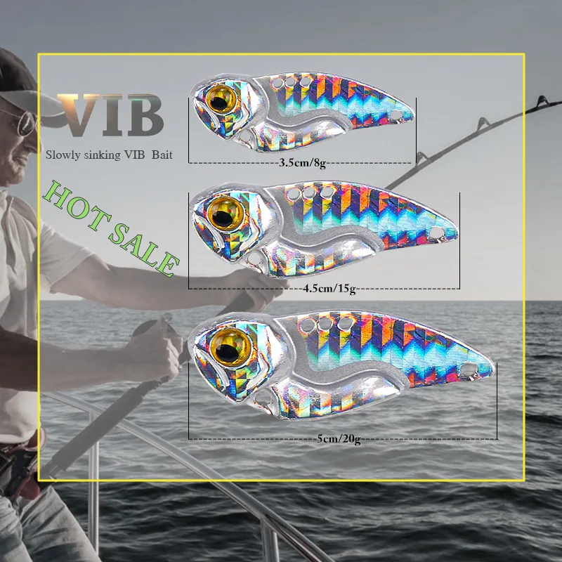 3D глаза, блесна металлическая лезвие приманка 8/15/20G 3,5/4,5/5 см опускается на дно вибрации приманки искусственные Vibe для бас судак Рыбалка длинный выстрел