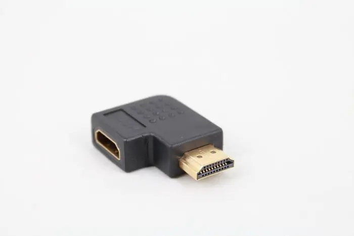 HDMI мужчин и женщин адаптер конвертер 90 градусов угол поворота правый HDMI разъем поддерживает HD 1080 P