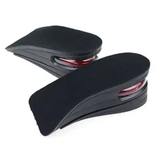 Unisex Shoe Insole 2-Layer Air Cushion Heel Increase 5cm Taller Height Shoe Insole height increase Shoe Pad Free Shipping