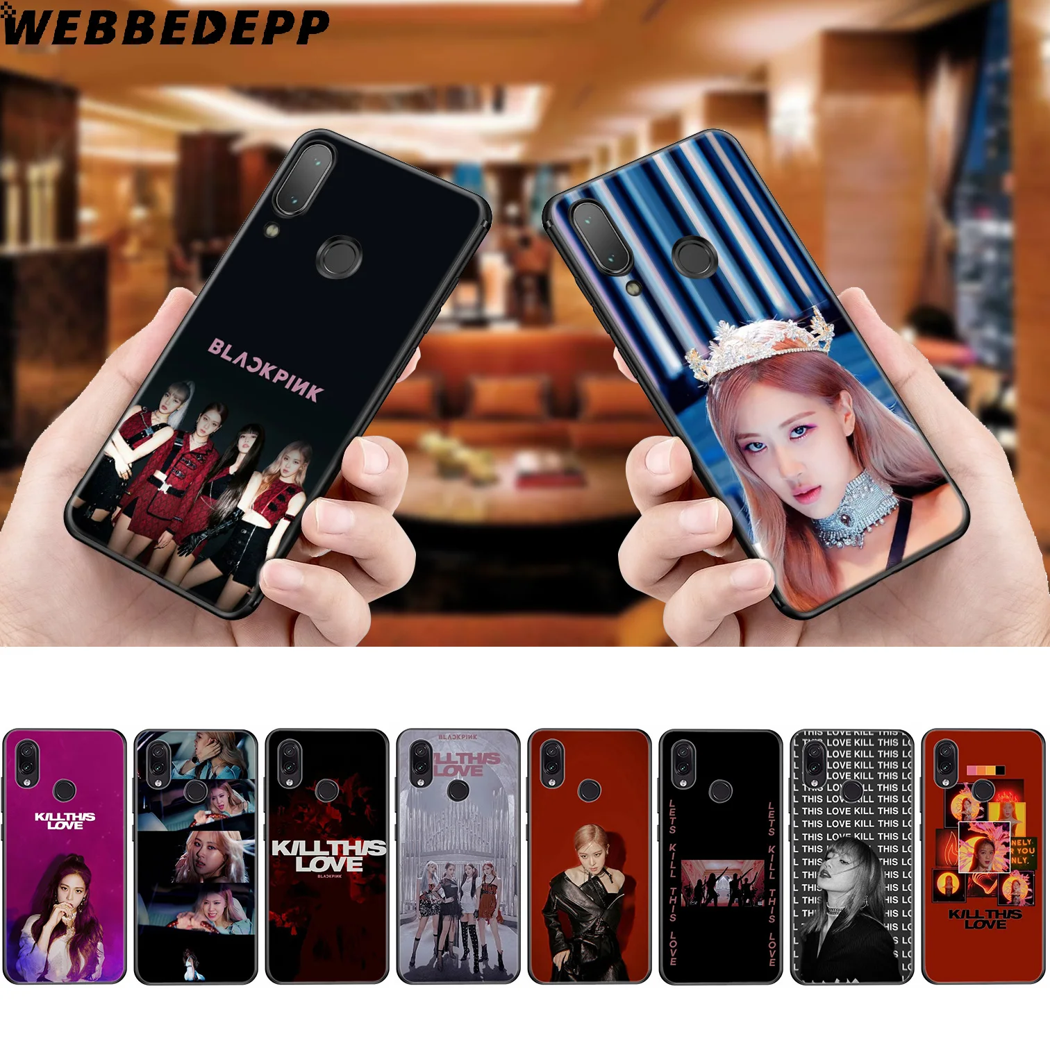 

WEBBEDEPP Kill This Love Blackpink Soft Case for Xiaomi Redmi K20 7A 4A 4X 5 5A 6 6A S2 Note 8 4 4X 5 6 5A 7 Pro Plus Prime
