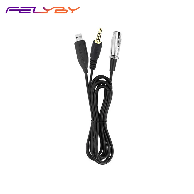 

FELYBYbm900 microphone cable 3.5mm + usb interface