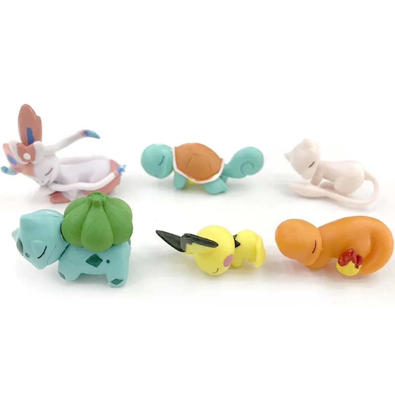 

Third Style figures 6pieces/set on the cable anime action toy figures model toy Car decoration toy pks