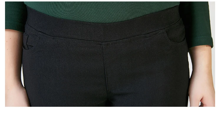 Новинка, женские летние обтягивающие джинсы размера плюс 40-100 кг, черные и белые обтягивающие джинсы, Стрейчевые узкие брюки C919