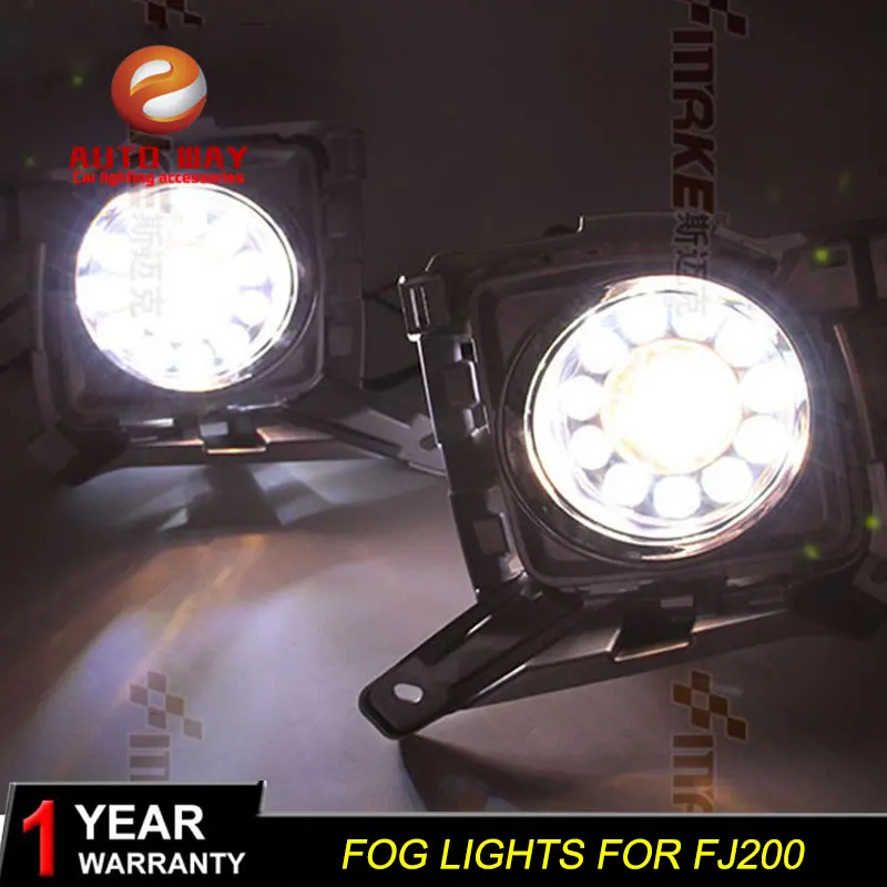 12V 6000k LED DRL дневные ходовые огни чехол для Toyota LAND CRUISER FJ200 FJ150 противотуманная фара