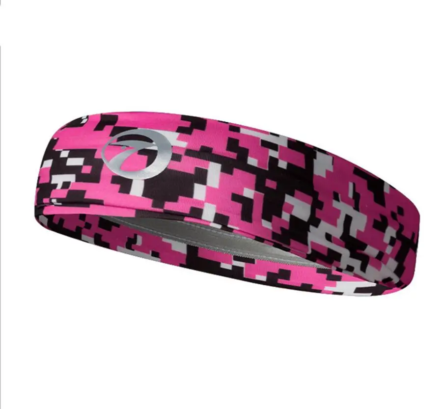 2 шт. Sweatband абсорбент Hairband марка для спорта Йога восхождение Бег открытый Фитнес оголовье анти пот шарф - Цвет: 2