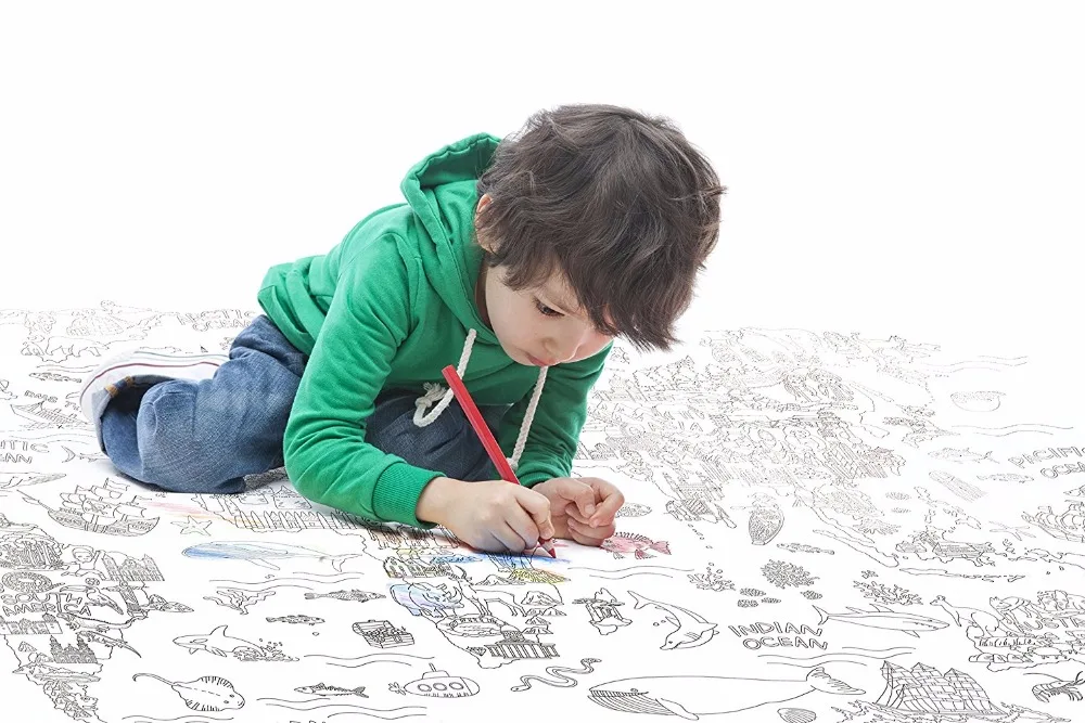 Big Giant Wall Size Coloring Poster 45 3 X31 5 Animal The