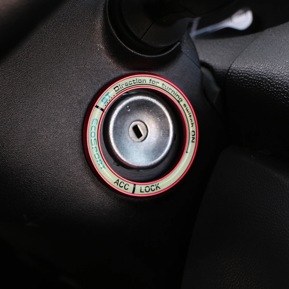 Jameo Auto Luminous Car Ignition Key Ring Cover Ignition Protection Keys Ring Circle Sticker for