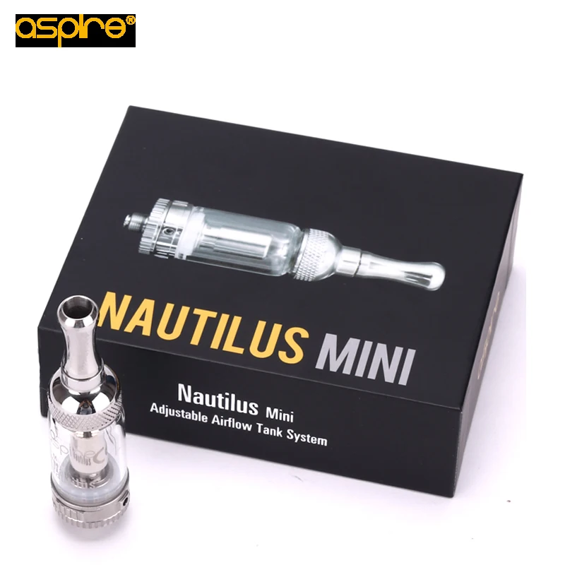 Authentic Aspire Nautilus Mini Tank Kit 2.0ml Bottom Vertical Coil BVC Glassomizer Clearomizer | Электроника