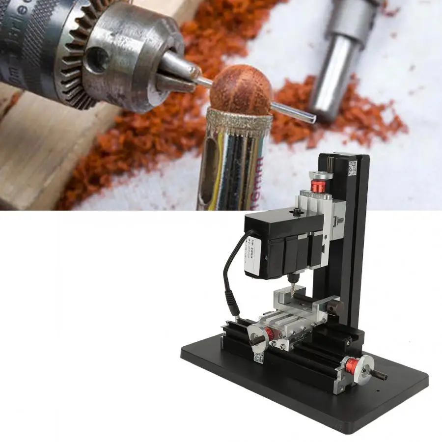 

100-240V High Accuracy 24W Mini Metal Milling Machine for Processing Wood 20000rpm US Plug