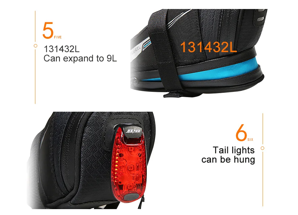 Best ROSWHEEL RACEK SERIES BICYCLE TAIL BAG BIKE SADDLE BAGS CYCLING RIDING EQUIPMENT STORAGE ORGANIZER BAG LIGHT RAIN PROOF 7 Best ROSWHEEL RACEK SERIES BICYCLE TAIL BAG BIKE SADDLE BAGS CYCLING RIDING EQUIPMENT STORAGE ORGANIZER BAG LIGHT RAIN PROOF 7