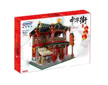 Xingbao 01002 3267Pcs MOC Creative Series The Beautiful Tavern Set Children Building Blocks Bricks Educational Toys Model Gift