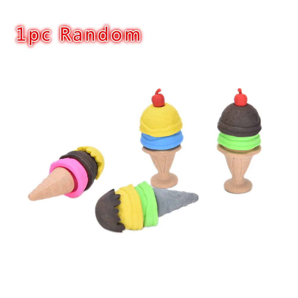 1pc Random Набор для ванной Ластик для школы офисный резиновый ластик специальная палитра классический старый бренд eraserGive вашему ребенку награда подарок 4 шт./партия - Цвет: 1pc Random