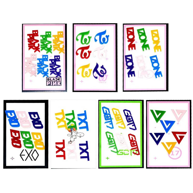 

Idols Enamel Pin EXO GOT7 TWICE BLACKPINK SEVENTEEN TXT IZONE Badge Brooch Lapel Pin Jeans Shirt Bag Jewelry Gift 6pcs/set