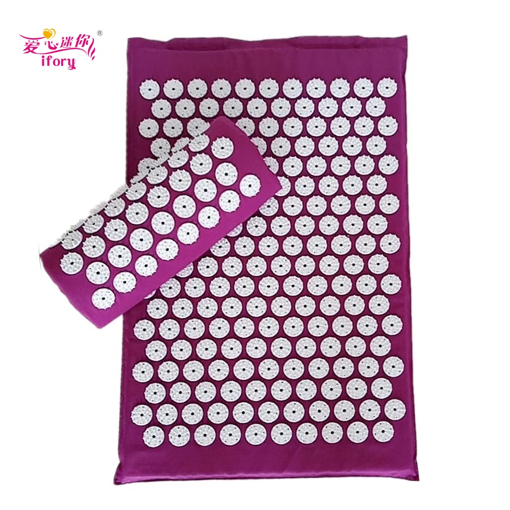 Ifory Acupuncture Massage Cushion Sets Pillow Effective Relief Back Pain Neck Pain Acupuncture Spike Yoga Mat Pin Pad/Yoga Mat Ifory Acupuncture Massage Cushion Sets Pillow Effective Relief Back Pain Neck Pain Acupuncture Spike Yoga Mat Pin Pad/Yoga Mat