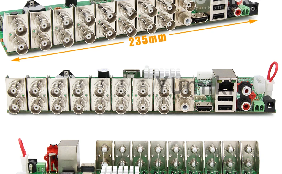 Placa para Analógico 5 em 1 Dvr Vigilância Segurança Cctv Gravador 1080n Híbrido Cvi Tvi ip 4ch - 8ch 16ch Ahd Mod. 90050 16 16?xqy_02
