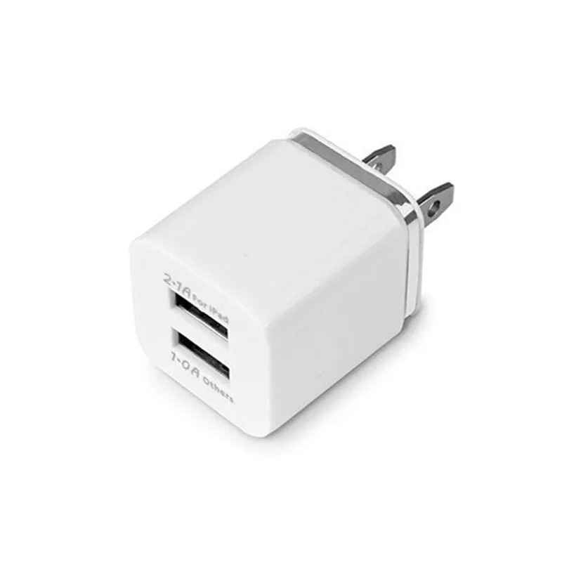 phone charger Universal US/EU Plug 2 Ports USB Wall Charger Portable Travel Adapter for iPhone Samsung iPad Smart Phone 65w charger phone