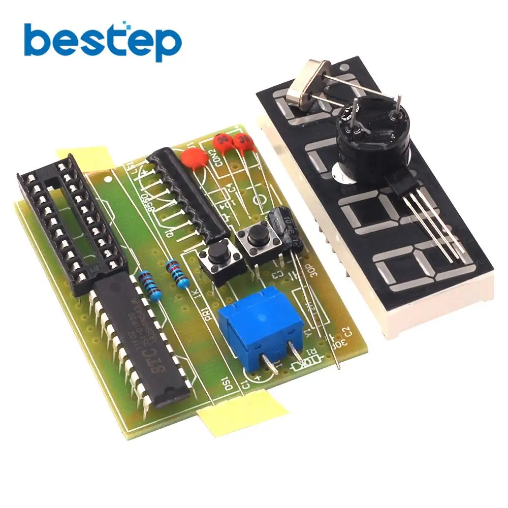 

High Quality C51 4 Bits Electronic Clock Electronic Production Suite DIY Kits C51 Electronic Clock