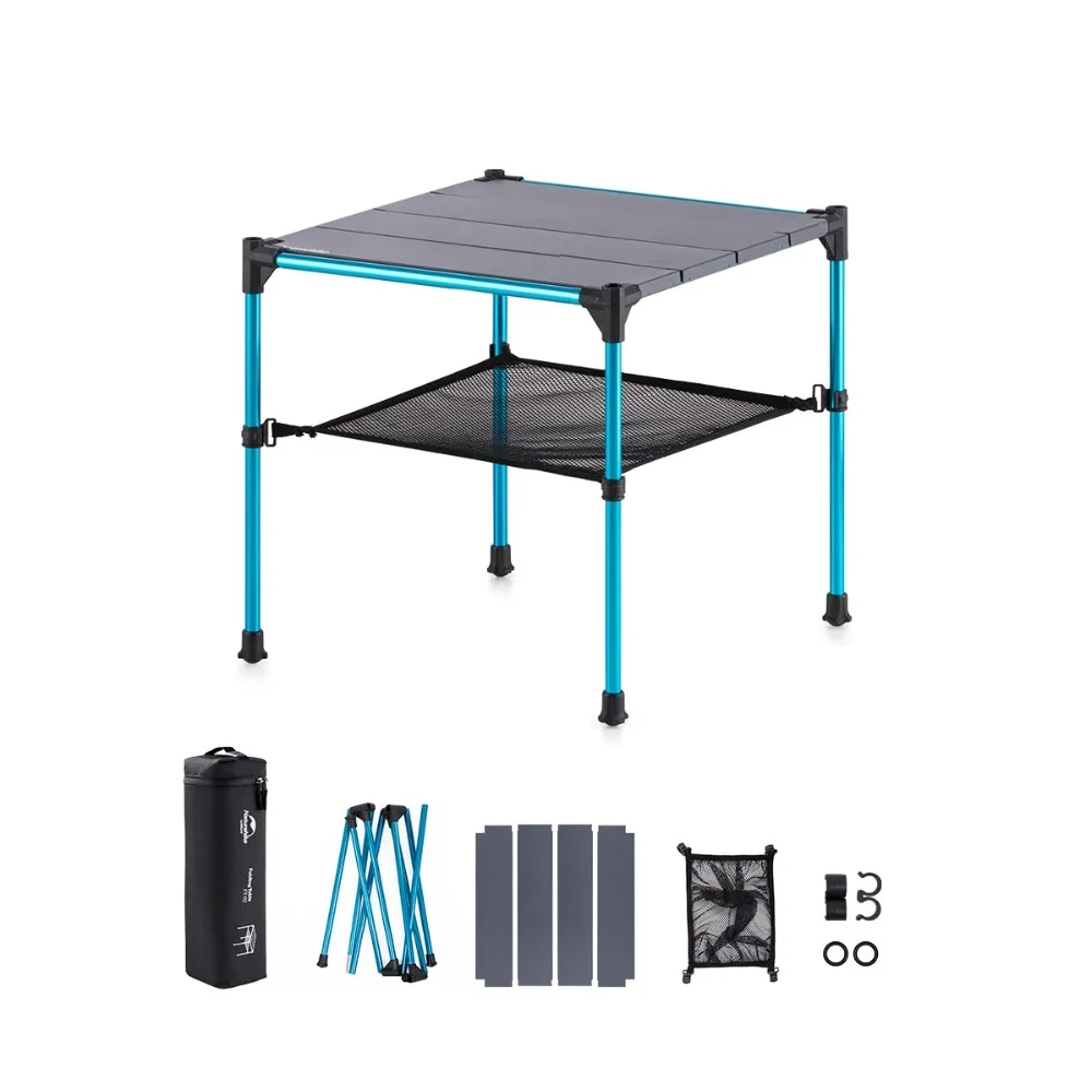 Naturehike mesa plegable al aire libre de luz ultra portátil camping cambiante picnic cena barbacoa de mesa de fiesta