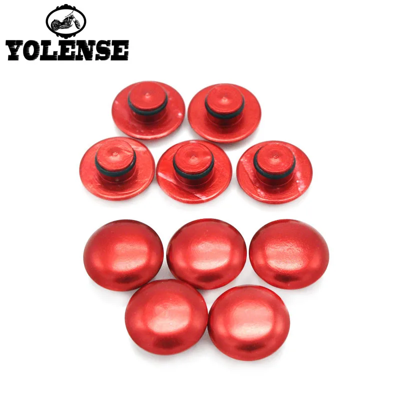 

10Pcs Motorcycle Universal M6 6MM Hex Socket Bolt Screw Nut Head Cover Cap Aluminum Alloy Moto Accessories