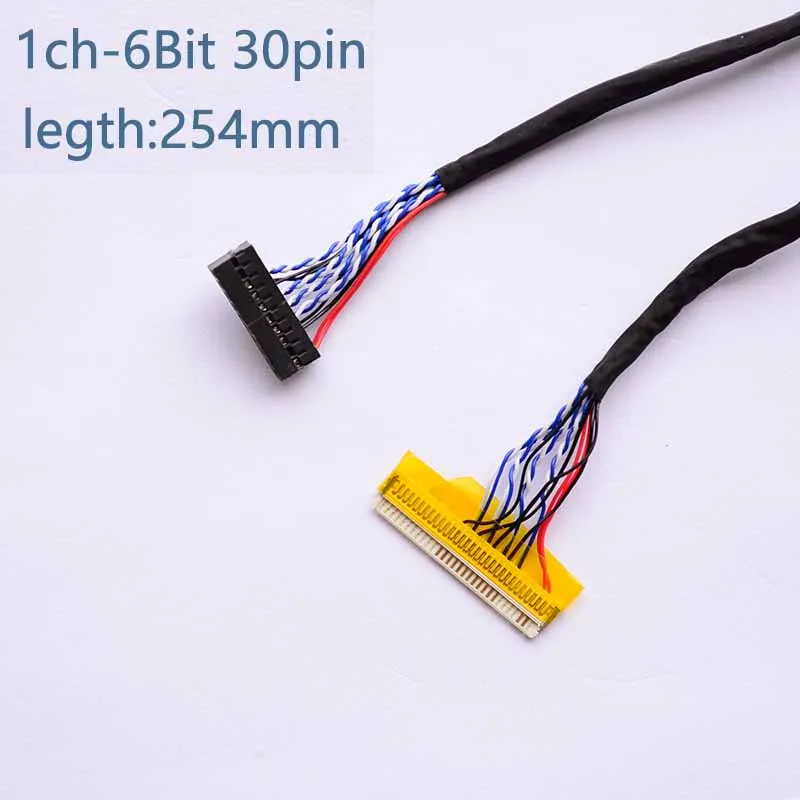 

screen line Generic driver board Cable FIX30pin single 6 cable LVDS 1ch 6-bit Universal Driver Board Screen Cable
