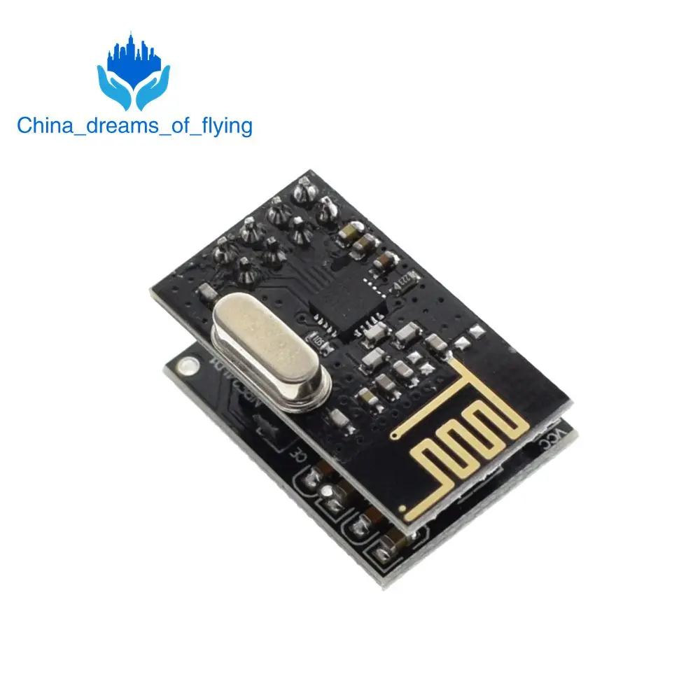 TZT 1 шт. беспроводной приемопередатчик для arduino NRF24L01 + антенный модуль 2 4 ГГц