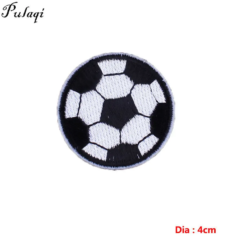 

Pulaqi Football Patch Embroidered Sticker Arm Badge On Garment Accessories Clothes Decor For Jeans Clothing Hat D