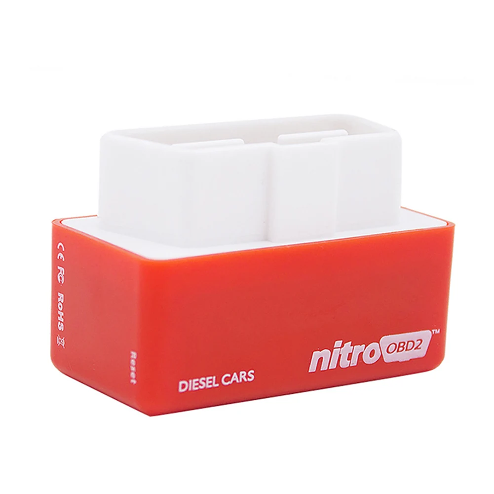 Новинка; Лидер продаж Nitro OBD2 подключи и Драйв OBD 2 чип тюнинг коробка производительность тюнинг коробка для OBDII Diesel CarsDXY88