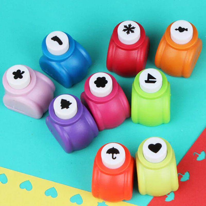 10 pcs/lot Circle flower punch DIY craft hole punch puncher Kids