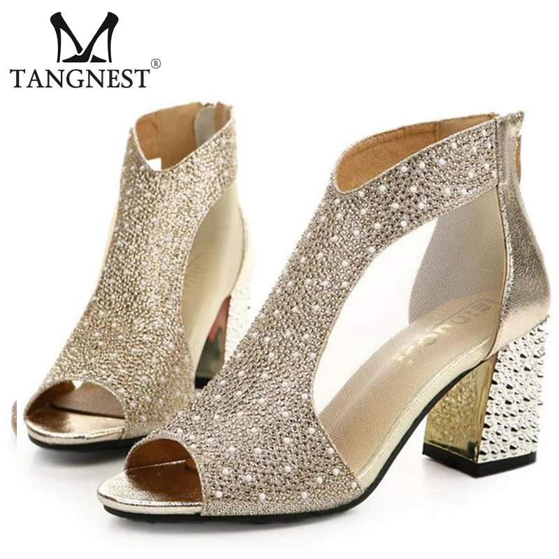 

2019 New Summer High Heels Sandals Women Fashion Party Sandals Fish Mouth Toe Wedges Ladies Sexy Wedding Shoes XWZ4961