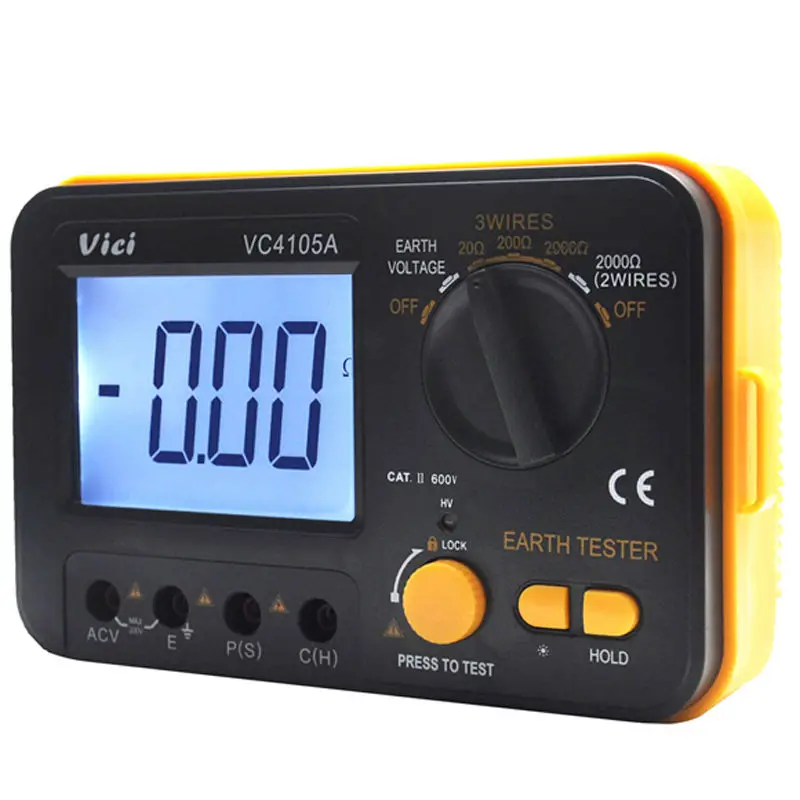 Vici VC4105A digital earth resistance tester ground resistance tester