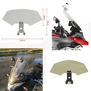 

Motorcycle for bmw R1200GS G310GS F750GS F850GS Universal Adjustable extend Deflectors Windscreen Windshield Wind Screen Shield