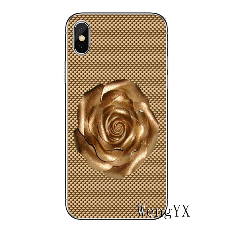Розовый золотой цветок розы класса люкс для huawei Коврики 20 10 9 8 lite рro Y9 Y7 Y6 prime Y5 II GR5 мягкий чехол для мобильного телефона чехол - Цвет: rose-flower-A-09
