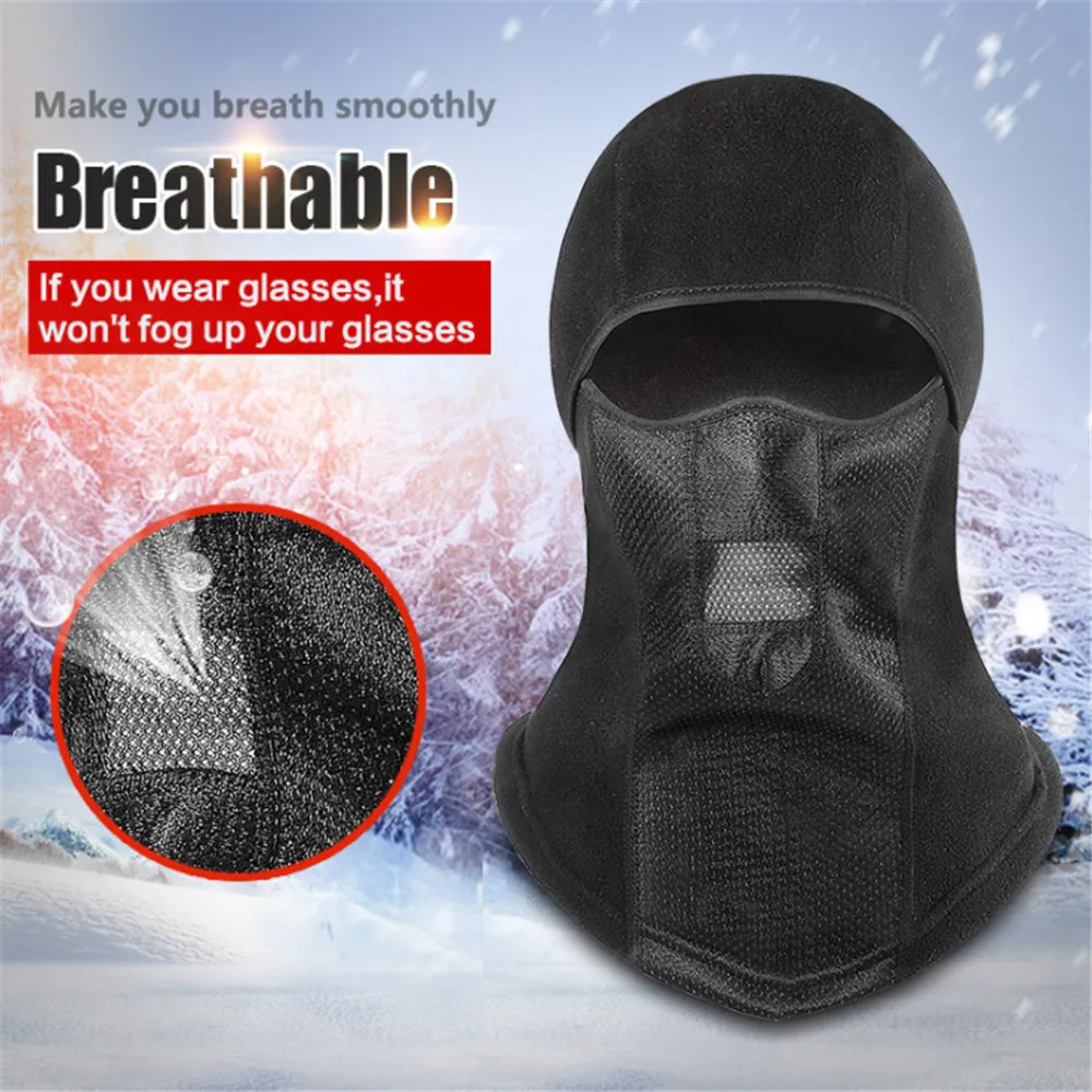 

Winter Warm Hat Cycling Ski Waterproof Windproof Face Mask Hat Neck Helmet winter face mask mascara airsoft #25
