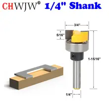 1 шт. шаблон отделка петля долбежный фреза-1/" хвостовик деревообрабатывающий режущий шип резак для деревообрабатывающих инструментов