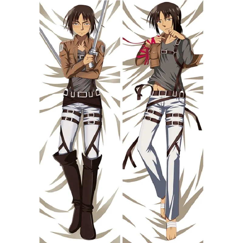 Attack On Titan Mikasa Ackerman Anime Body Pillow Case Cover Japanese