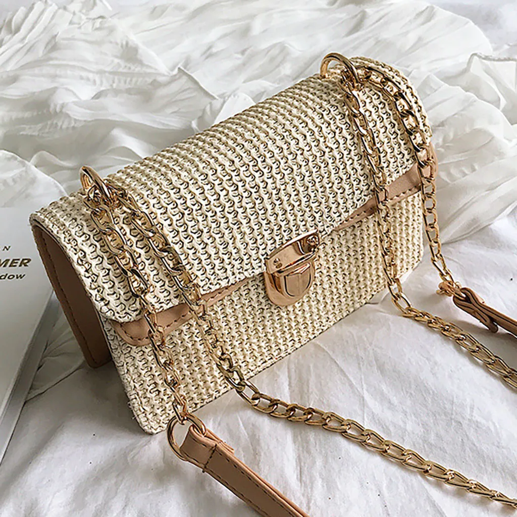 Женская сумка Новая мода дикая цепь сумка через плечо тканая сумка Bolsos mujer de marca famosa torebki damskie