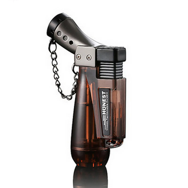 

Compact Jet Butane Lighter Torch Gas Cigarette 1300 C Fire Windproof Spray Gun Lighter Pipe Cigar Turbo Lighter No Gas
