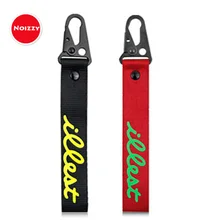 Noizzy Illest автомобильный брелок модный металлический автомобильный брелок черный красный ремешок на запястье мотоциклетный мужской держатель для ключей женские автомобильные аксессуары