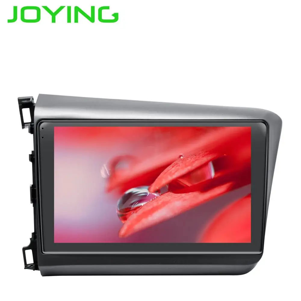 Excellent JOYING 9 inch Octa core Android 8.1 Car Radio DVD player 2G RAM 32G Stereo For Honda Civic 2012-2015 Support DVR TPMS OBD Camera 0