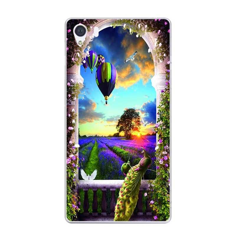 Чехол для sony Xperia Z1 чехол Coque для sony Xperia Z1 L39H C6902 C6903 C6906 Чехлы ТПУ окрашенные Силиконовые чехлы Fundas Coque - Цвет: ZX13