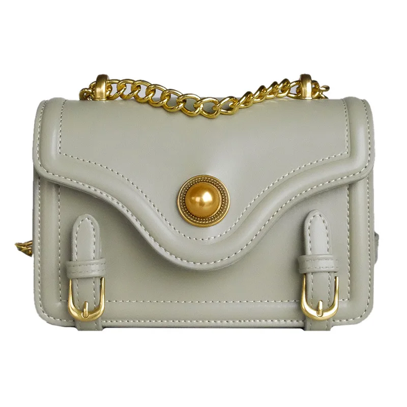 

High Sense Baggage Girl 2019 New Chain Single Shoulder Bag Fashionable Occidental Leisure Square Bag