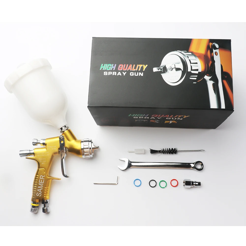

Gti Pro LITE TE20 Spray Gun for Painting Cars 1.3 mm 600 ml Cup Gravity For Fine Finishing Application Paint Gun