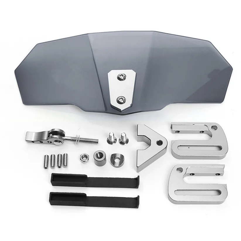 Car styling CARPRIE Windscreens Universal Motorcycle Adjustable Clip On