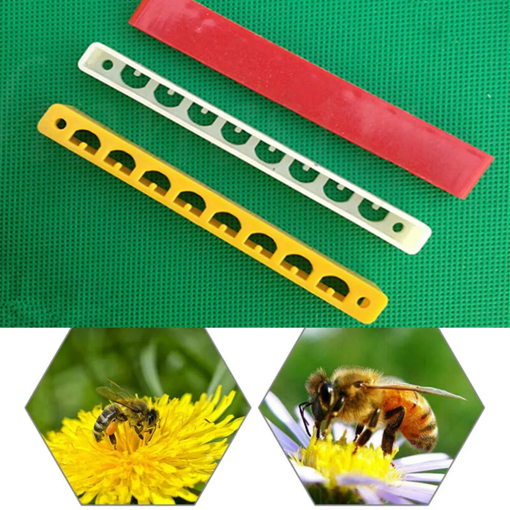 

beekeeping supplies10 PCS 8 Holes Bee Hive Beehive Yellow Nest Door Gate Anti-run Beekeeping Tool Decoration convenient product