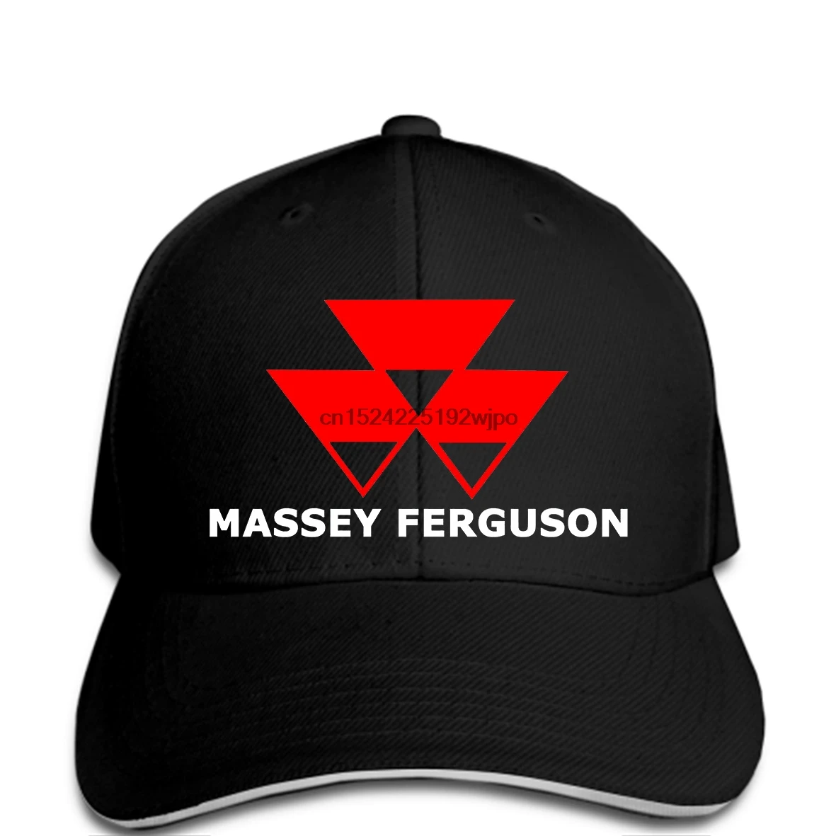 Men Baseball cap Massey Ferguson Letters Print Tractor Agriculture Logo Black Funny Print women