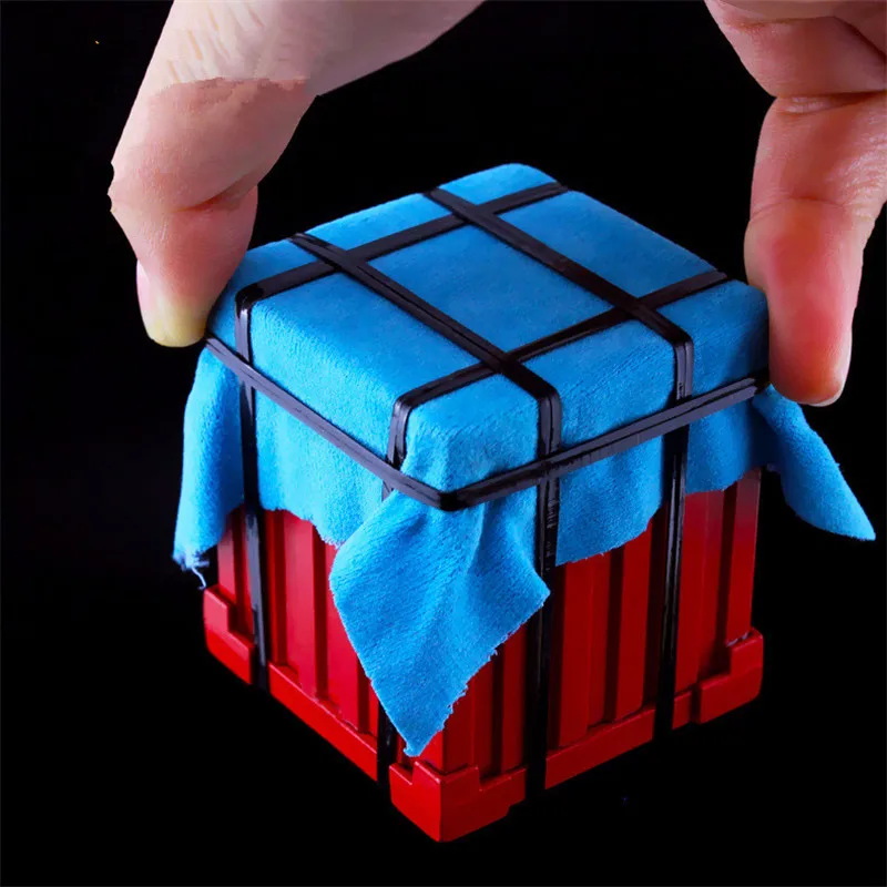 New Playerunknown&#39s Battlegrounds Game Airdrop bag Model PUBG Logo Storage box Ashtray Cosplay a