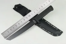 Staal 13 RECON tanto 13RTSM SAN MAI Camping Koud Messen, Handvat D2 del ABS Negro Recubrimiento Jacht Supervivencia Mes.