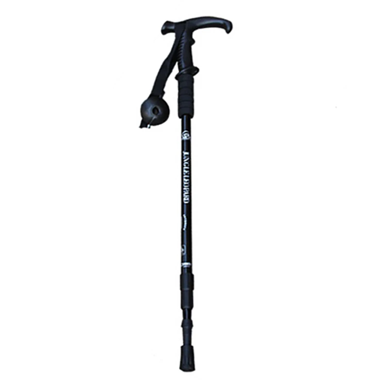 Ultraligero bastón para ancianos fuerte telescópica Trekking, senderismo caña bastón para viejos con puntas de goma Ultraligero bastón para ancianos fuerte telescópica Trekking, senderismo caña bastón para viejos con puntas de goma